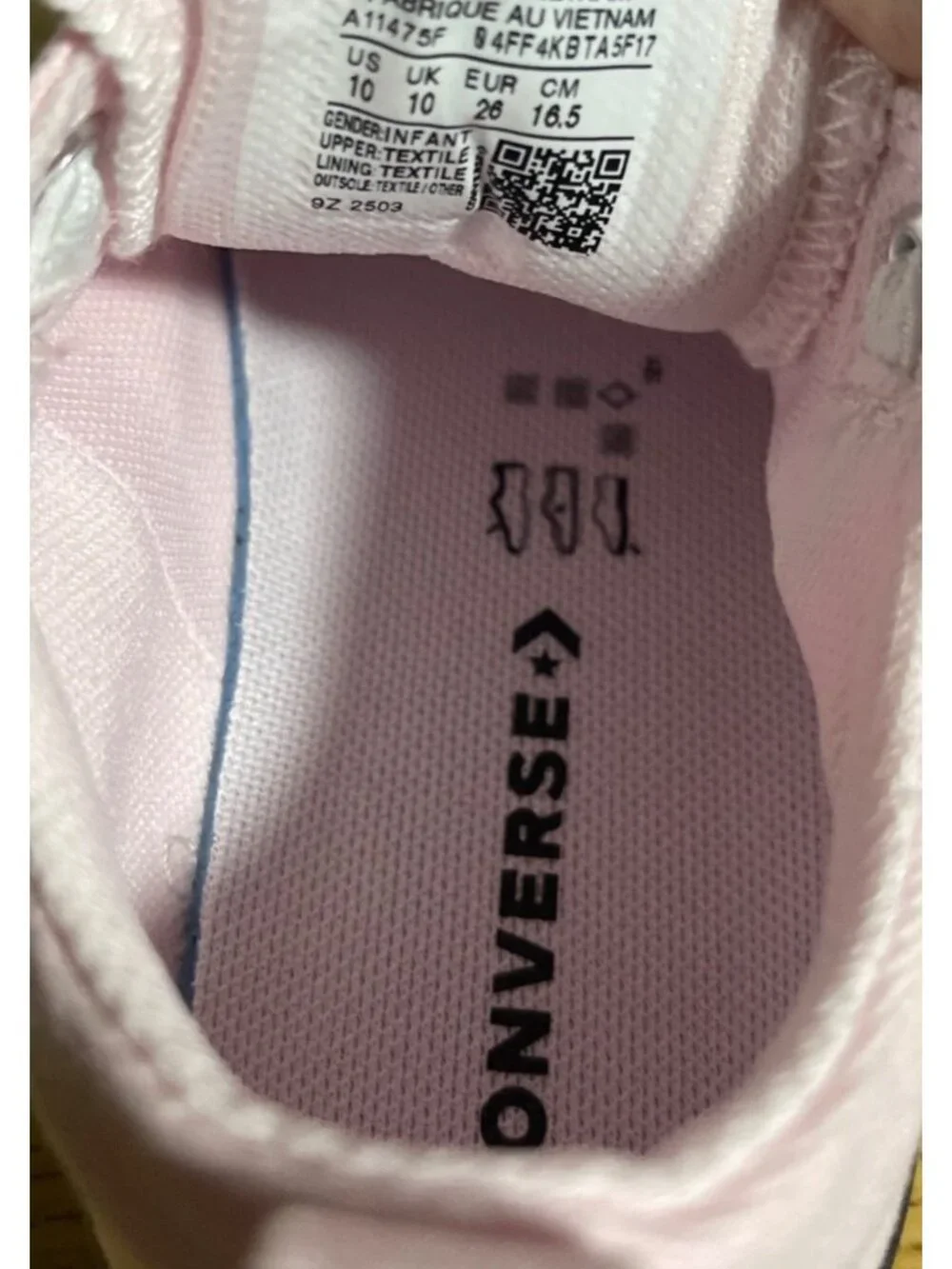 Converse Kids CTAS Madison Ox Sneakers Sugar Berry Pink  Size 10